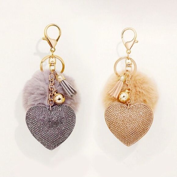 3/$10 Sale Item! Purse Charm, Keychains - Multiple Colors Available - Picture 1 of 7